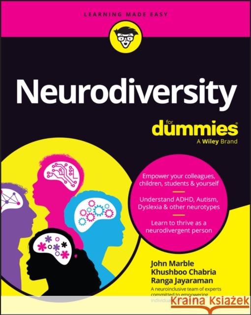 Neurodiversity For Dummies Chabria 9781394216178 John Wiley & Sons Inc - książka