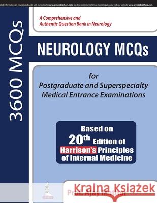 Neurology MCQs for Postgraduate and Superspecialty Medical Entrance Examinations Ajay Mathur 9789352708109 JP Medical Publishers (RJ) - książka