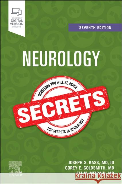 Neurology Secrets Joseph S. Kass Corey E. Goldsmith Eli M. Mizrahi 9780443127274 Elsevier - książka
