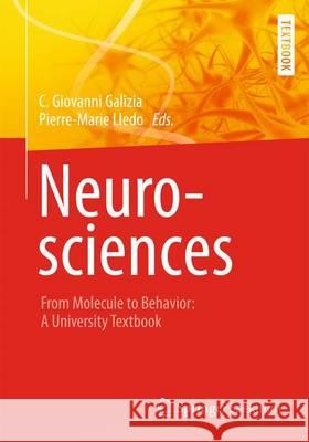 Neurosciences - From Molecule to Behavior: a university textbook C. Giovanni Galizia, Pierre-Marie Lledo 9783642107689 Springer Fachmedien Wiesbaden - książka