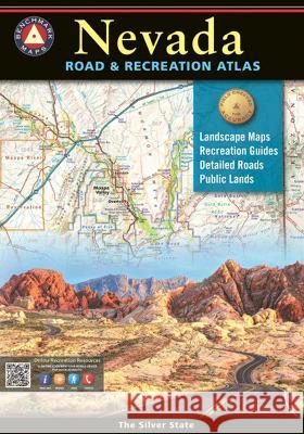 Nevada Road & Recreation Atlas  9781734315066 Benchmark Maps - książka