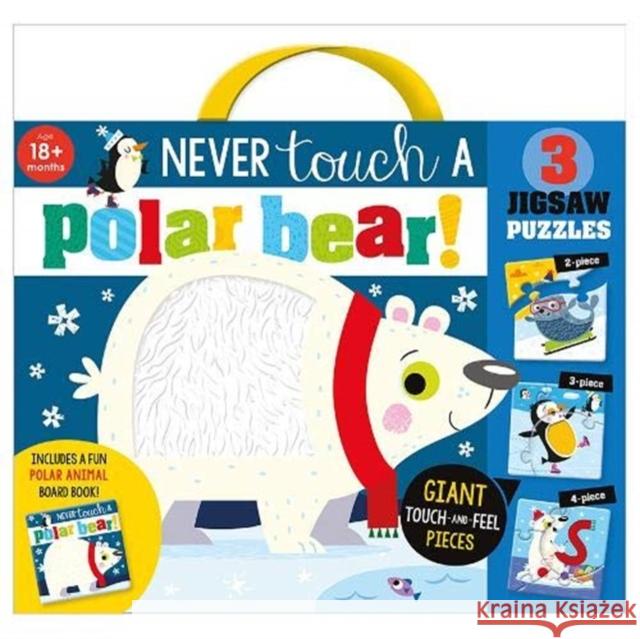 Never Touch A Polar Bear Jigsaw Puzzle  9781800580459 Make Believe Ideas - książka