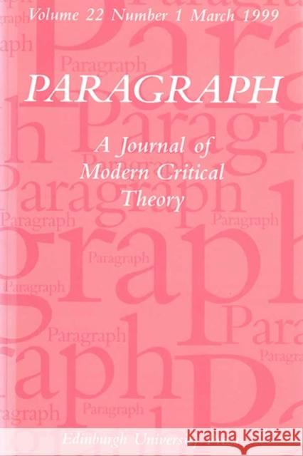 New British Hispanisms: Paragraph Volume 22, Issue 1 Perriam, Chris 9780748613687 Edinburgh University Press - książka