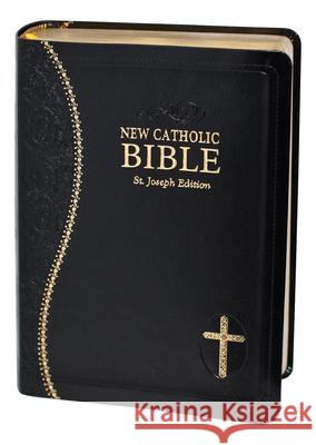 New Catholic Bible Medium Print Dura Lux (Black) Catholic Book Publishing Corp 9781953152169 Catholic Book Publishing - książka