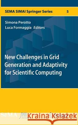 New Challenges in Grid Generation and Adaptivity for Scientific Computing Simona Perotto Luca Formaggia 9783319060521 Springer - książka