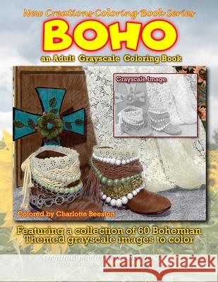 New Creations Coloring Book Series: Boho Brad Davis Teresa Davis 9781947121959 New Creations Coloring Book Series - książka