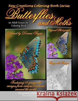 New Creations Coloring Book Series: Butterflies and Moths Brad Davis Teresa Davis Teresa Davis 9781947121966 New Creations Coloring Book Series - książka
