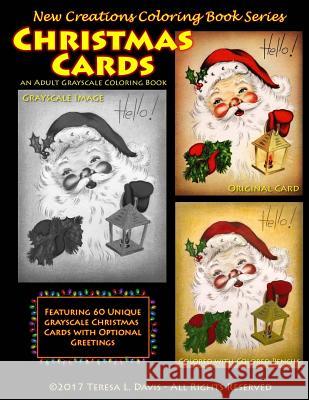 New Creations Coloring Book Series: Christmas Cards Dr Teresa Davis 9781947121188 New Creations Coloring Book Series - książka