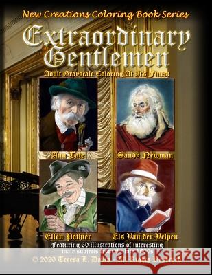 New Creations Coloring Book Series: Extraordinary Gentlemen Brad Davis Teresa Davis 9781951363390 New Creations Coloring Book Series - książka