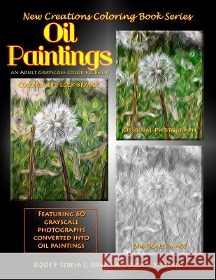 New Creations Coloring Book Series: Oil Paintings Brad Davis Teresa Davis 9781947121744 New Creations Coloring Book Series - książka