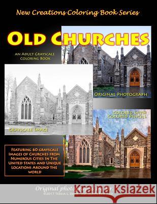 New Creations Coloring Book Series: Old Churches Dr Teresa Davis 9781947121126 New Creations Coloring Book Series - książka