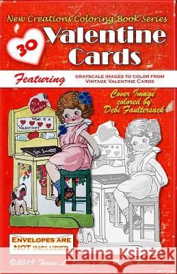 New Creations Coloring Book Series: Valentine Cards Brad Davis Teresa Davis 9781947121690 New Creations Coloring Book Series - książka