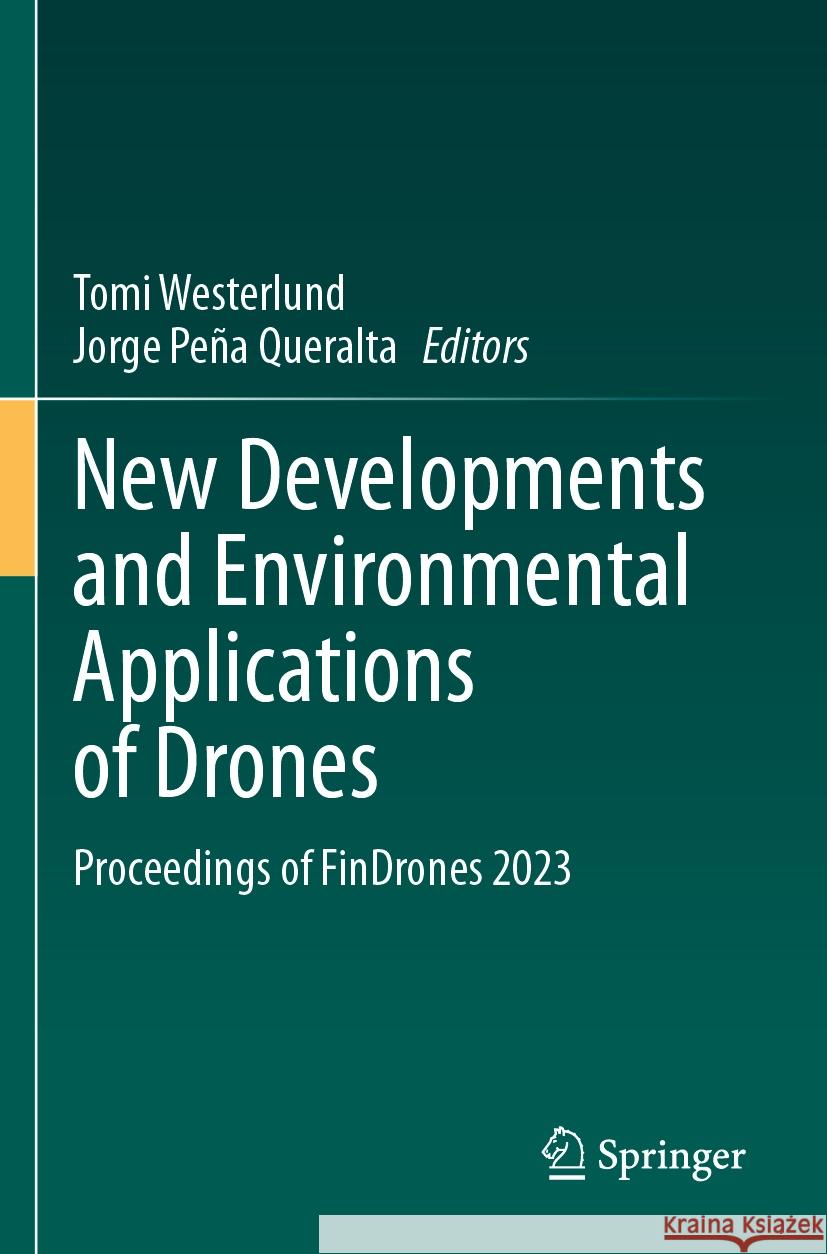 New Developments and Environmental Applications of Drones  9783031446092 Springer Nature Switzerland - książka