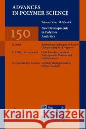 New Developments in Polymer Analytics I M. Schmidt M. Antonietti H. Colfen 9783642085352 Springer - książka