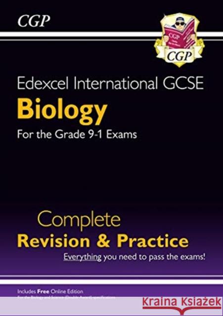 New Edexcel International GCSE Biology Complete Revision & Practice: Incl. Online Videos & Quizzes CGP Books 9781789080827 Coordination Group Publications Ltd (CGP) - książka