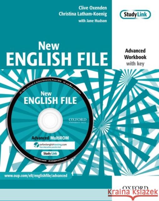 New English File: Advanced: Workbook with MultiROM Pack : Six-level general English course for adults  9780194594639 OXFORD UNIVERSITY PRESS - książka