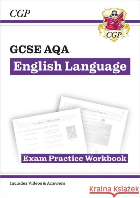 New GCSE English Language AQA Exam Practice Workbook - with Answers and Videos (for exams from 2026) CGP Books 9781782943709 Coordination Group Publications Ltd (CGP) - książka