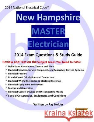 New Hampshire 2014 Master Electrician Study Guide Ray Holder 9781945660405 Brown Technical Publications Inc - książka