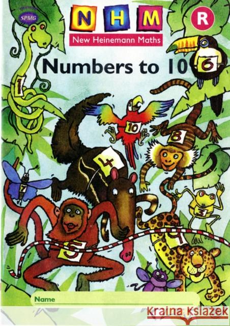 New Heinemann Maths: Reception: Numbers to 10 Activity Book (8 Pack)  9780435165307 Pearson Education Limited - książka