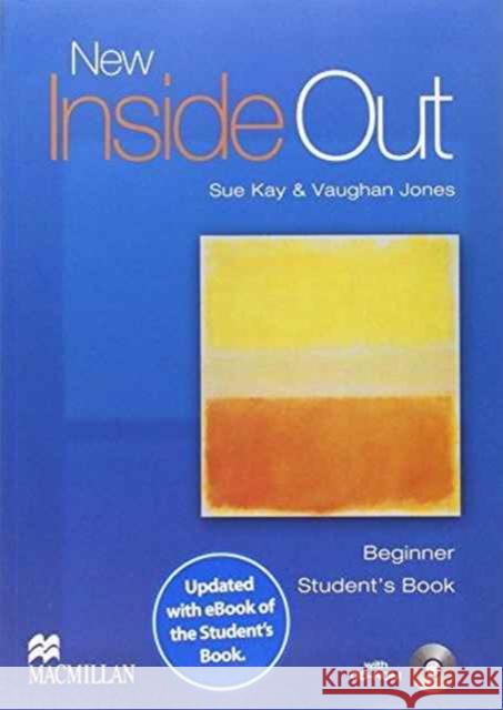 New Inside Out Beginner + eBook Student's Pack Vaughan Jones Vaughan Jones Sue Kay 9781786327291 Macmillan Education - książka