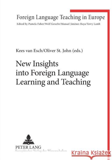 New Insights into Foreign Language Learning and Teaching  9783631526392 Peter Lang GmbH - książka