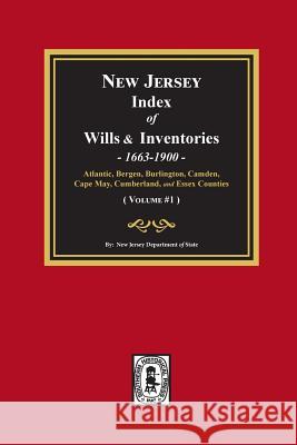 New Jersey Index of Wills and Inventories, 1663-1900. (Volume #1) New Jersey Department O 9780893088132 Southern Historical Press - książka