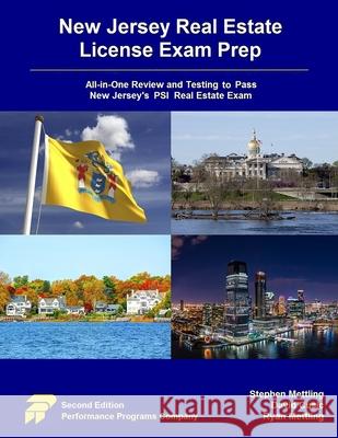 New Jersey Real Estate License Exam Prep: All-in-One Review and Testing to Pass New Jersey's PSI Real Estate Exam David Cusic Ryan Mettling Stephen Mettling 9780915777525 Performance Programs Company - książka