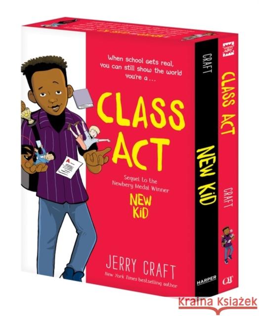 New Kid and Class Act: The Box Set Jerry Craft Jerry Craft 9780063117570 HarperCollins Publishers Inc - książka