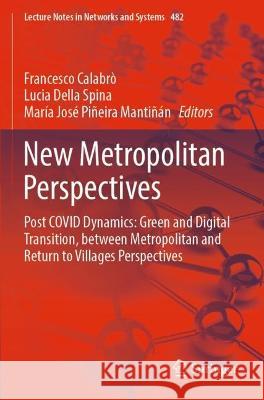 New Metropolitan Perspectives  9783031068270 Springer International Publishing - książka
