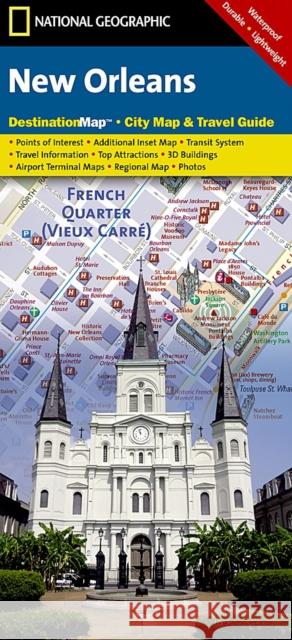 New Orleans Map National Geographic Maps 9781597754149 NATIONAL GEOGRAPHIC MAPS - książka