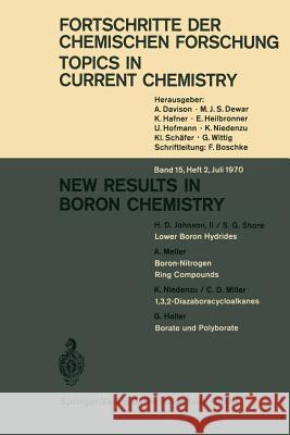 New Results in Boron Chemistry  9783540048213 Springer - książka