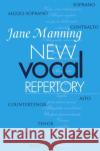 New Vocal Repertory: An Introduction Manning, Jane 9780198164135 Oxford University Press, USA