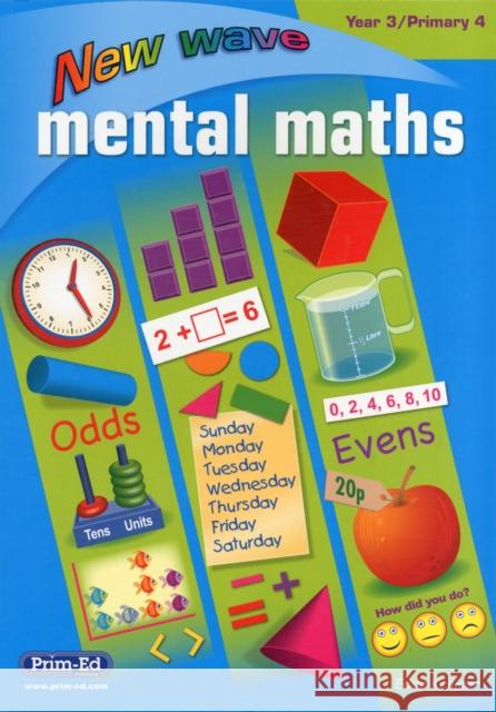 NEW WAVE MENTAL MATHS YEAR 3 PRIMARY 4  9781846544958 PRIM ED - książka