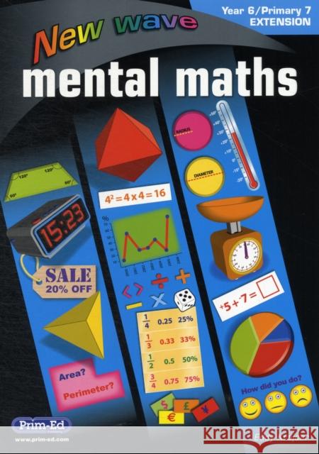 New Wave Mental Maths: Year 6 / P7 Extension Krajcar 9781846544996 Prim-Ed Publishing - książka