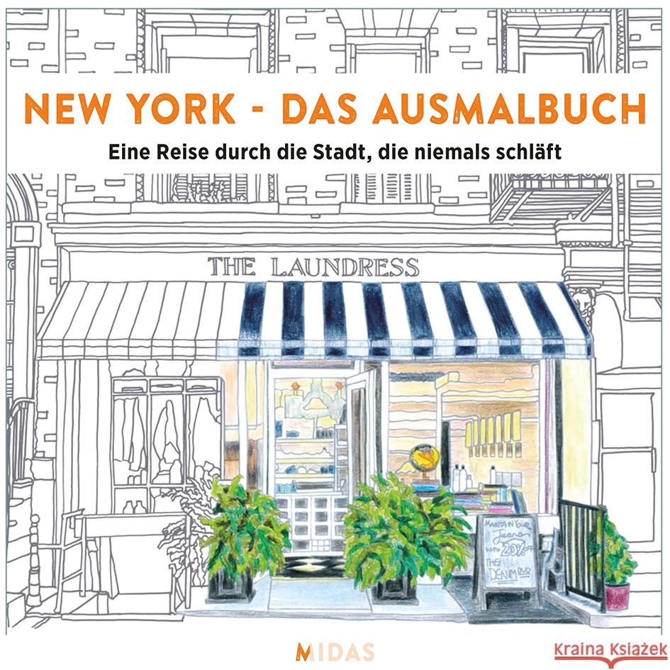 NEW YORK - Das Ausmalbuch Ferguson, Siobhan 9783038763239 Midas Collection - książka