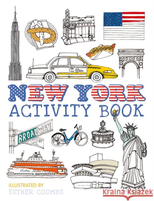 New York Activity Book Esther Coombs 9781787081413 Button Books - książka