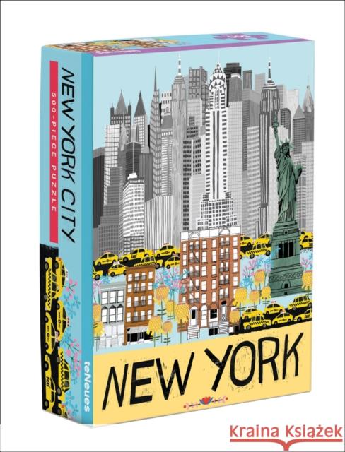 New York City 500-Piece Puzzle ANISA MAKHOUL 9781623258863 teNeues Calendars & Stationery GmbH & Co. KG - książka