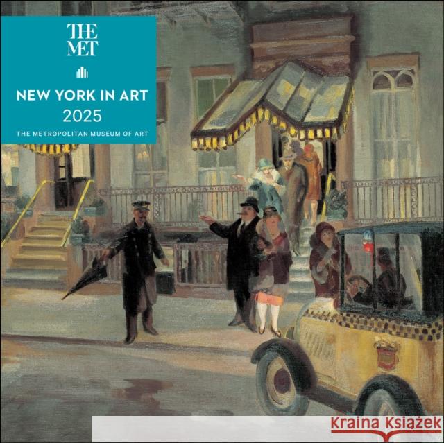 New York in Art 2025 Mini Wall Calendar The Metropolitan Museum Of Art 9781419773082 Harry N Abrams Inc. - książka