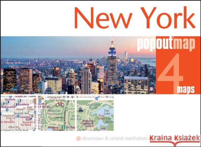 New York PopOut Map  9781914515323 Heartwood Publishing - książka