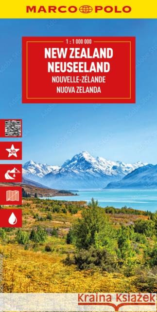 New Zealand Marco Polo Map Marco Polo 9783575022806 MAIRDUMONT GmbH & Co. KG - książka