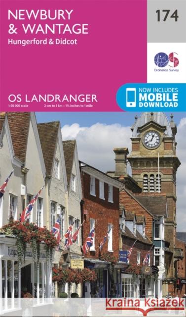 Newbury & Wantage, Hungerford & Didcot Ordnance Survey 9780319262726 Ordnance Survey - książka