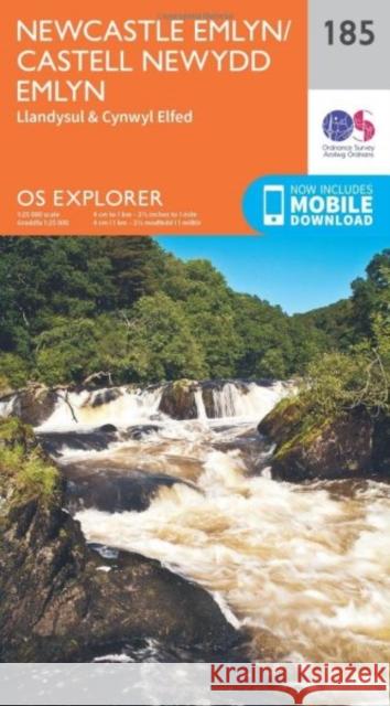 Newcastle Emlyn, Llandysul and Cynwyl Elfed Ordnance Survey 9780319243787 Ordnance Survey - książka