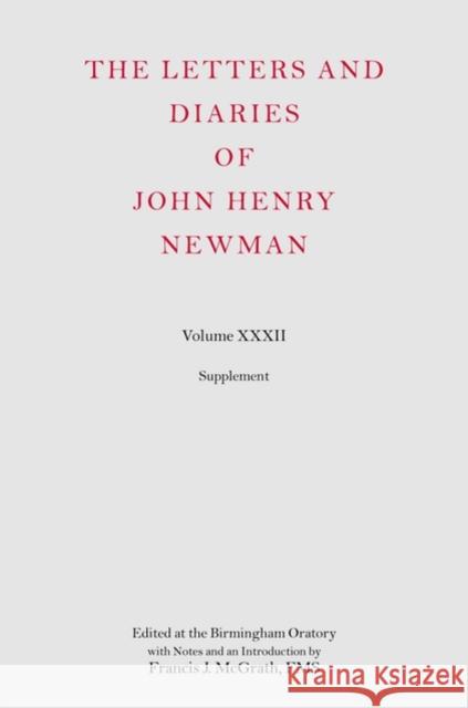 Newman Letters & Diaries Nld 32 Ctb McGrath 9780199532704 Oxford University Press, USA - książka