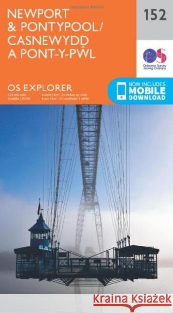 Newport and Pontypool / Casnewydd a Phont-Y-Pwl Ordnance Survey 9780319243459 Ordnance Survey - książka