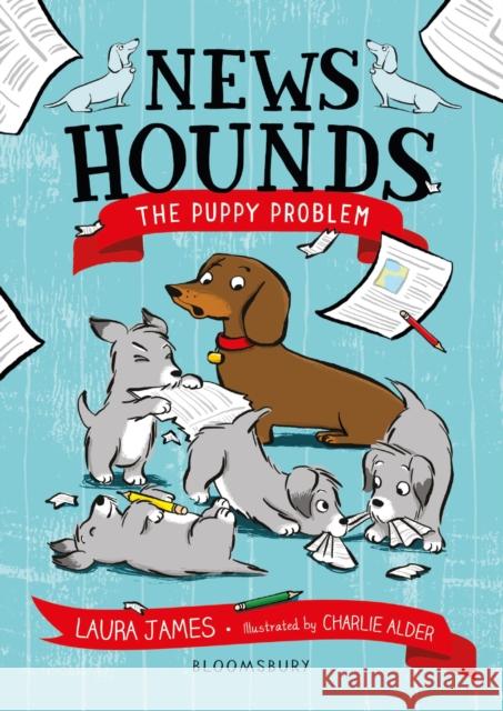 News Hounds: The Puppy Problem Laura James 9781526620545 Bloomsbury Publishing PLC - książka