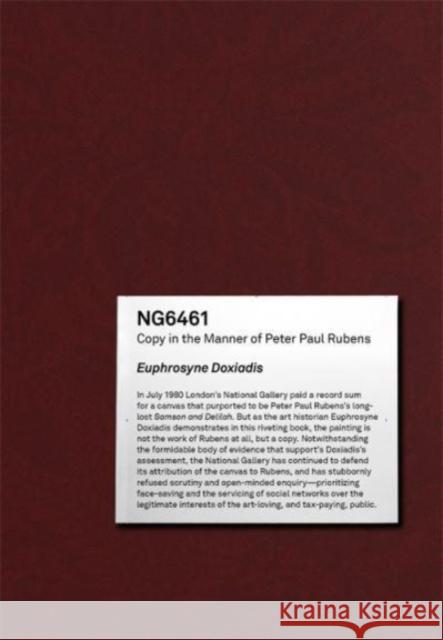 NG6461: Copy in the Manner of Peter Paul Rubens Euphrosyne Doxiadis 9781916809895 ERIS - książka