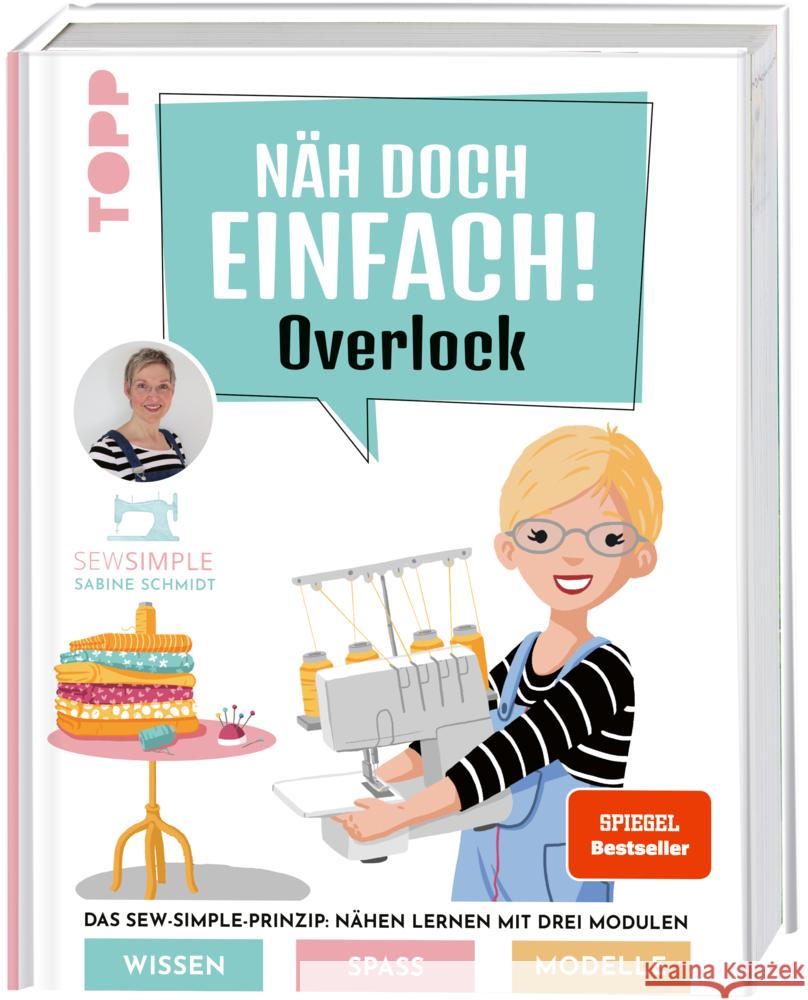 Näh doch einfach Overlock Schmidt, Sabine 9783735870100 Frech - książka