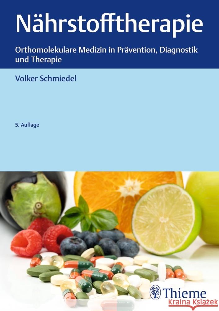 Nährstofftherapie Schmiedel, Volker 9783132445925 Thieme, Stuttgart - książka