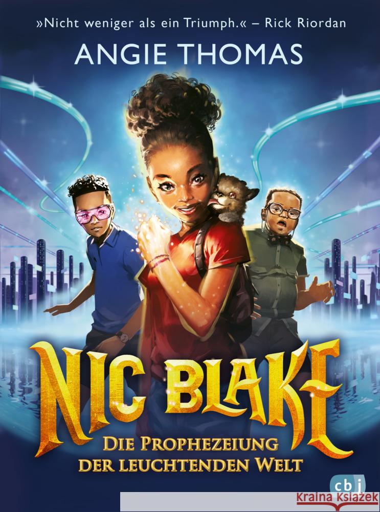 Nic Blake - Die Prophezeiung der leuchtenden Welt Thomas, Angie 9783570181317 cbj - książka