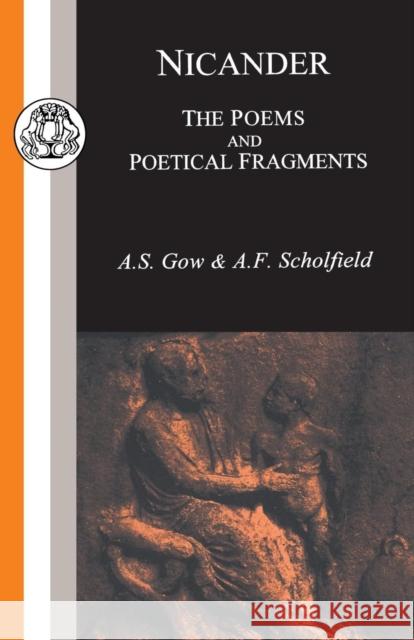 Nicander: Poems Nicander of Colophon 9781853995286 Duckworth Publishers - książka